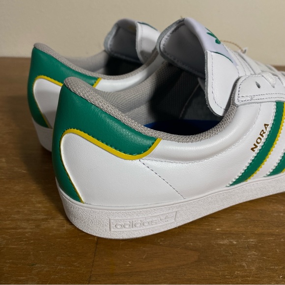 Adidas Nora Vasconcellos White Green Yellow - Size 11.5 - Picture 5 of 10